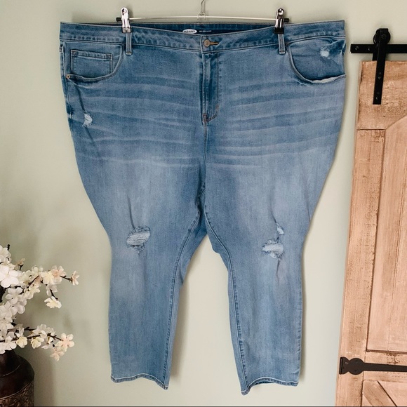 Old Navy Distressed Pop Icon Skinny Jean Size 28S - Picture 2 of 5